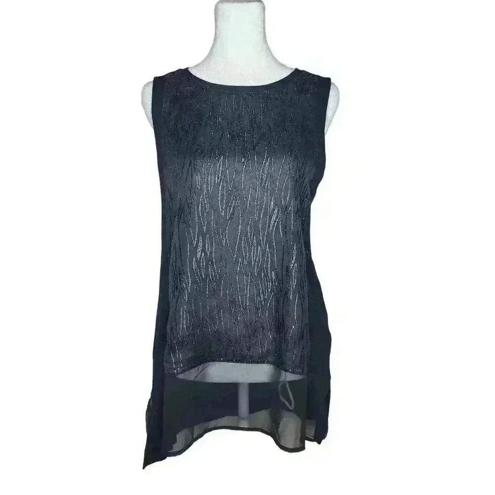Apt. 9 women's black sleeveless blouse size XS
